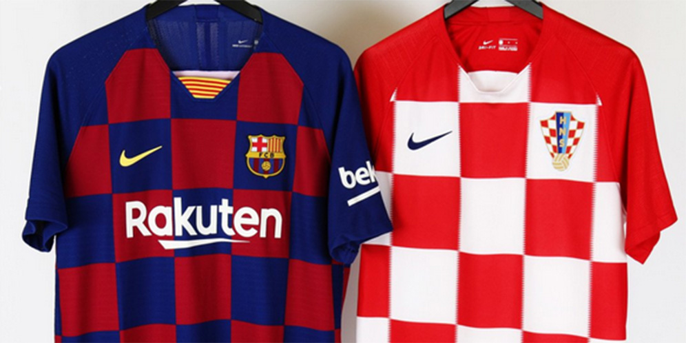 Ulasan Jersey Barcelona Terlalu Identik dengan Timnas Kroasi